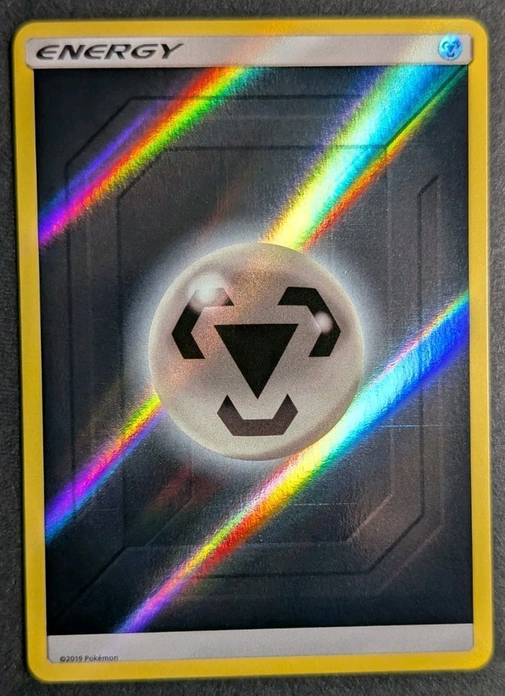 Steel Energy SM Hidden Fates Reverse Holo Pokemon Card TCG 2019