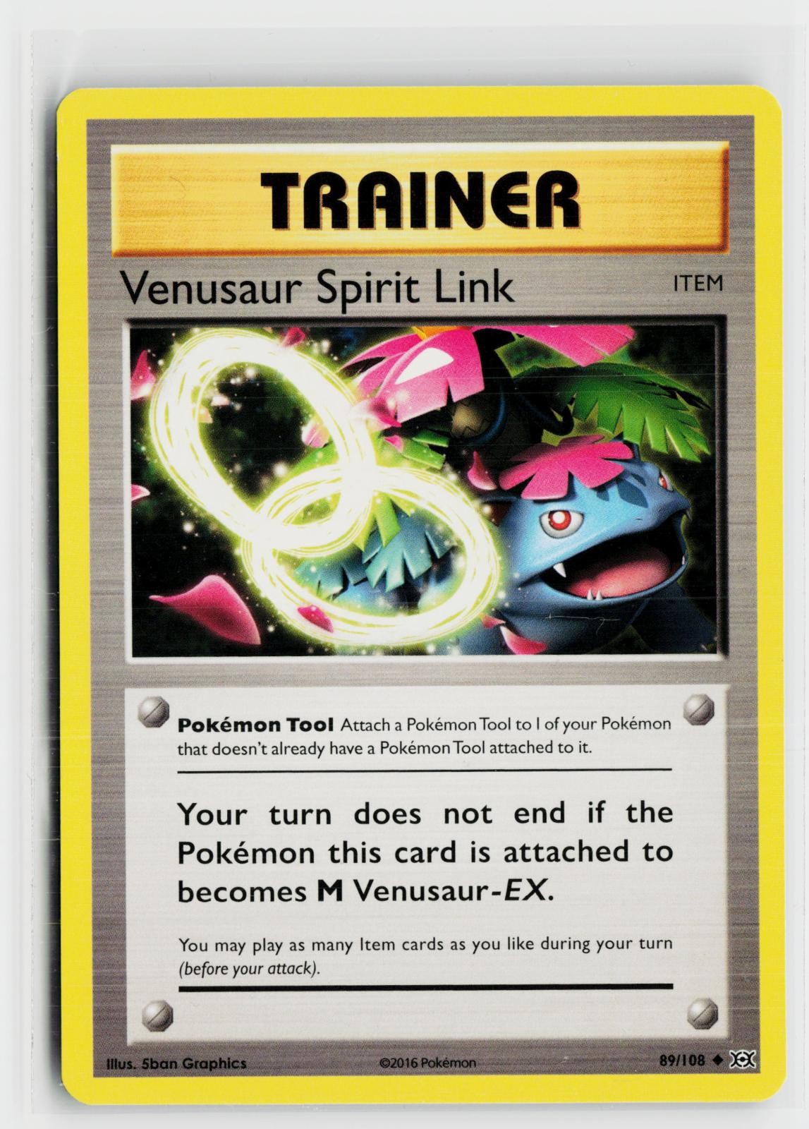 Venusaur Spirit Link 89/108 Evolutions NM UC Pokemon