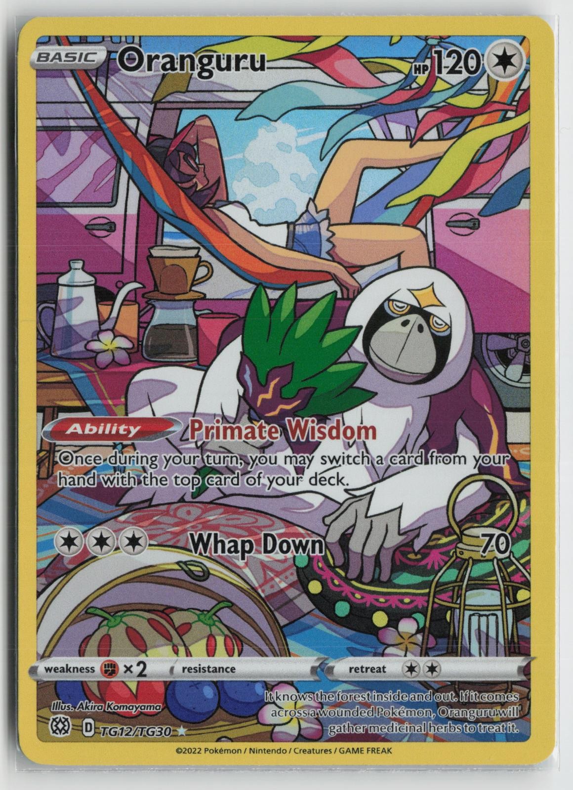 Oranguru TG12/TG30 Holo Brilliant Stars Trainer Gallery Pokemon NM