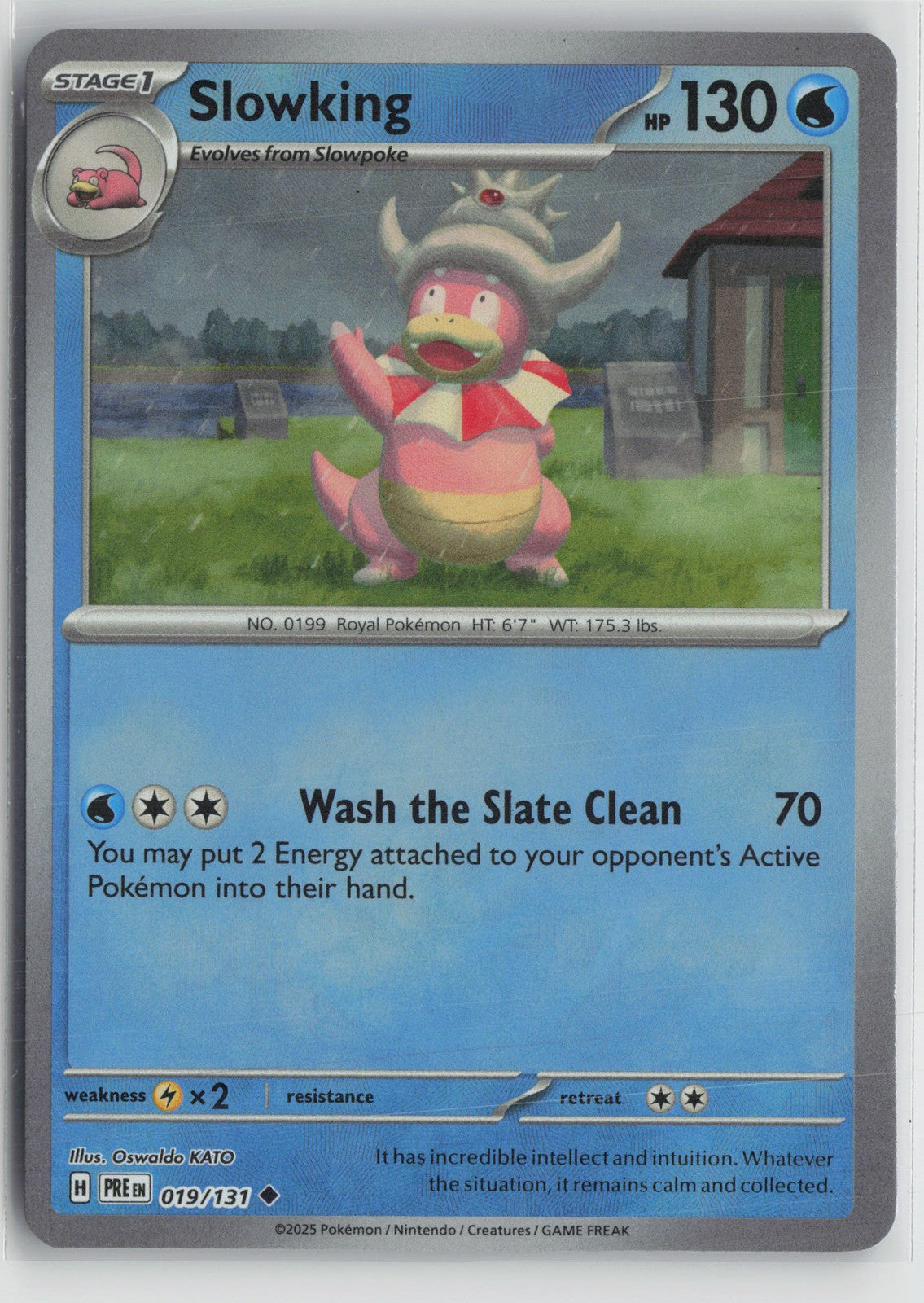 Slowking (Master Ball Pattern) Uncommon SV: Prismatic Evolutions 019/131 NM