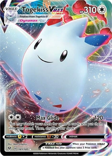 Togekiss VMAX 141/185 Vivid Voltage VIV Holo Rare VMAX mint 141 Pokemon