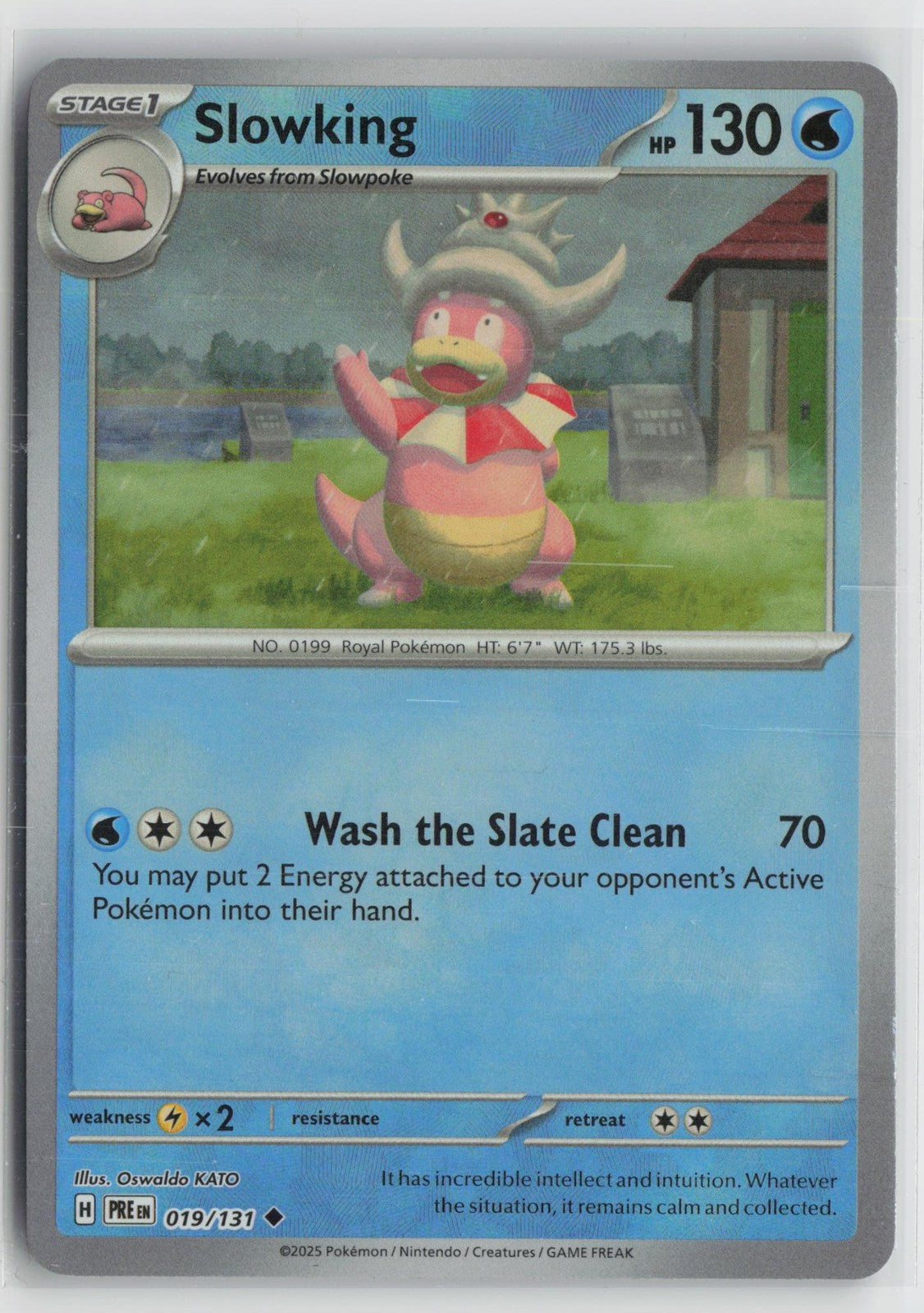 Poke Ball Slowking 019/131 Prismatic Evolutions Pokemon NM