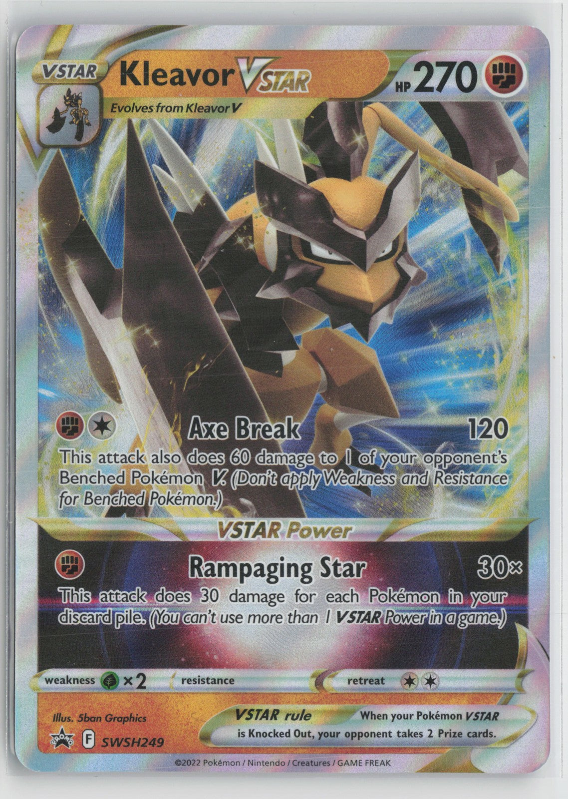 Kleavor VSTAR Promo SWSH: Sword & Shield Promo Cards SWSH249 NM