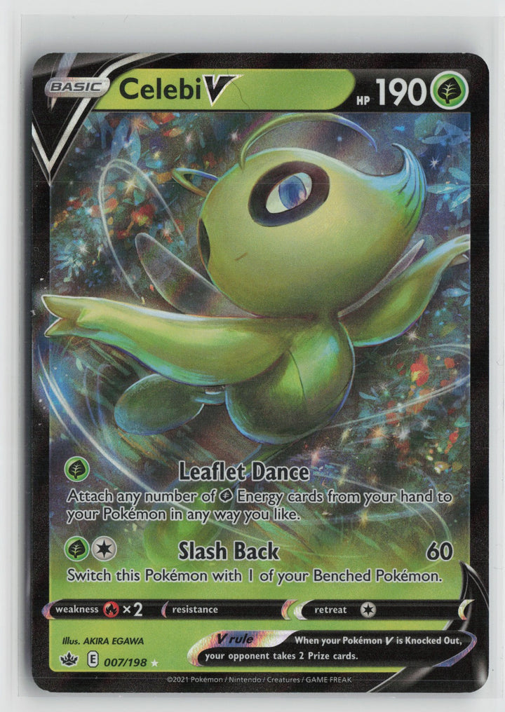 Celebi V Ultra Rare SWSH06: Chilling Reign 007/198 NM0