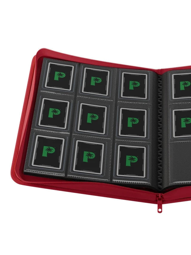 Palms Off Gaming - Collector's Series Top Loader Zip Binder - Red