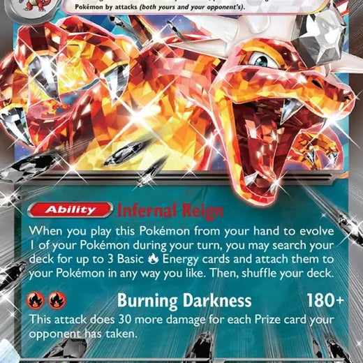 Charizard ex 054/091 Paldean Fates PAF Double Rare Pokemon mint 2024 Scarlet and