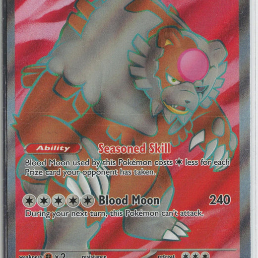 Bloodmoon Ursaluna ex 202/167 Ultra Rare Twilight Masquerade Pokemon NM0