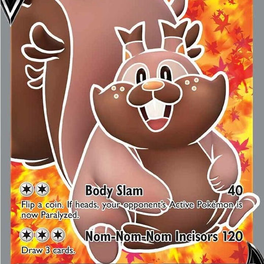 Greedent V 256/264 Fusion Strike FST Ultra Rare mint 256 Pokemon 2021