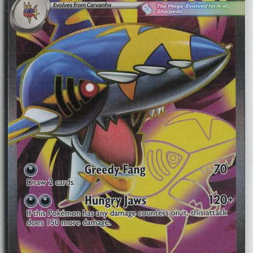 Mega Sharpedo ex 113/094 Ultra Rare Phantasmal Flames Pokemon NM0