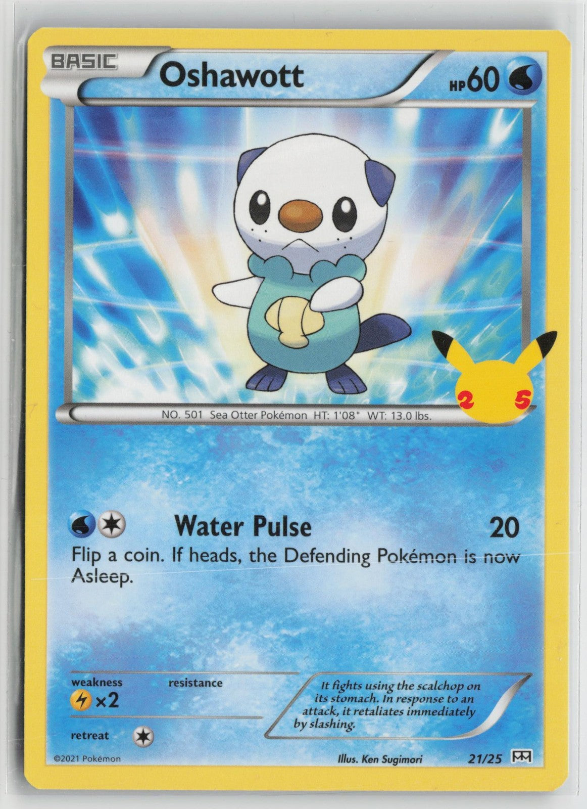 Oshawott - BW03 BW03 Holo Promo Black And White Promo Pokemon NM