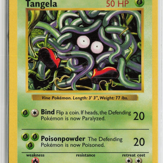 Tangela 66/102 Common Base Set Shadowless Pokemon NM0