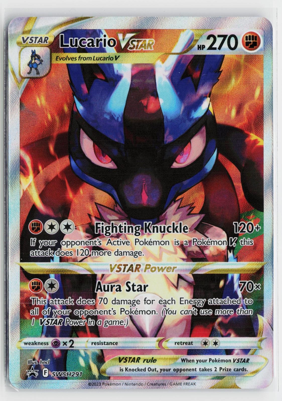 Lucario VSTAR SWSH291 Sword & Shield Promo NM Holo P Pokemon