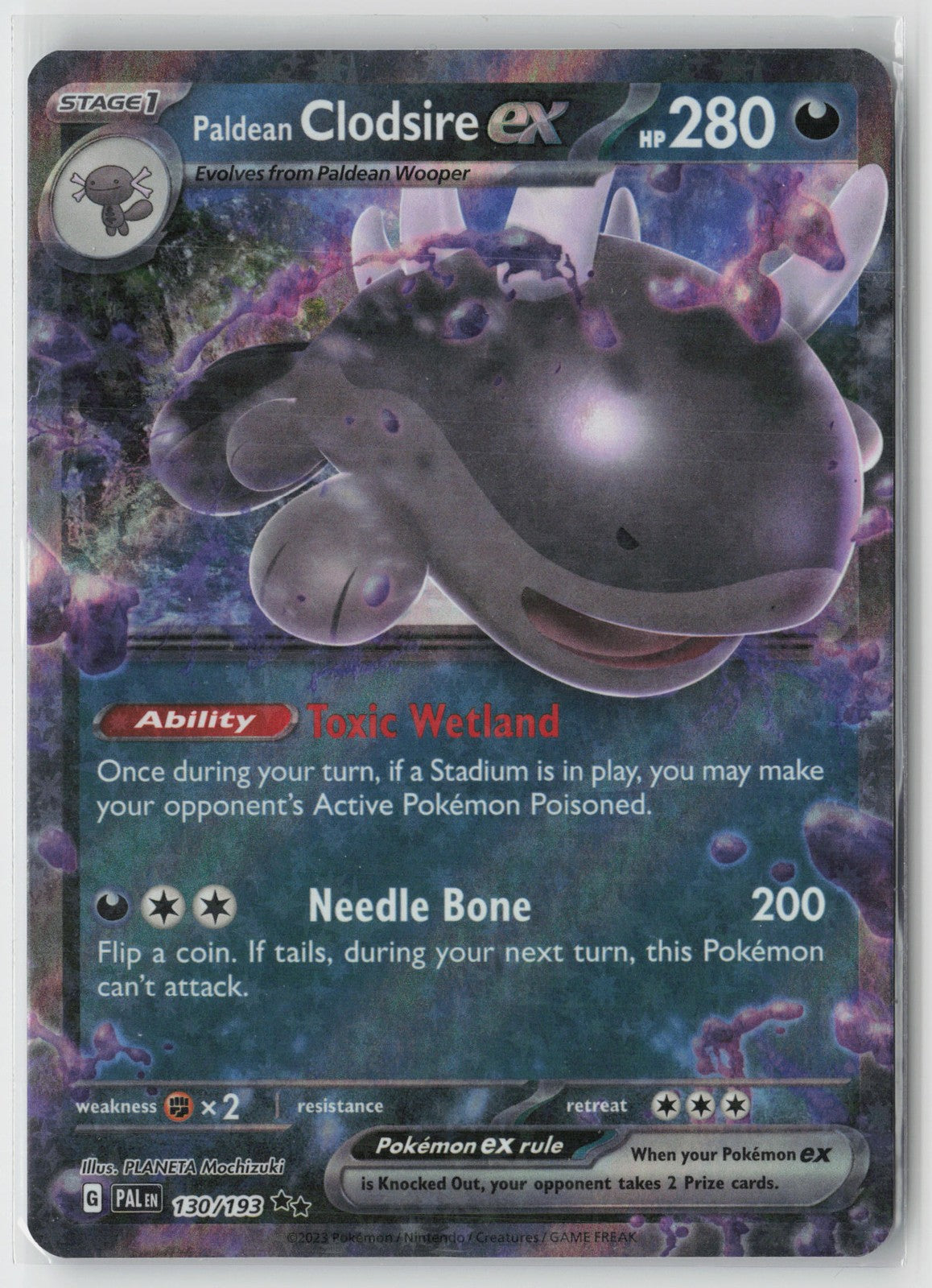 Paldean Clodsire ex Double Rare SV: Paldean Fates 059/091 NM
