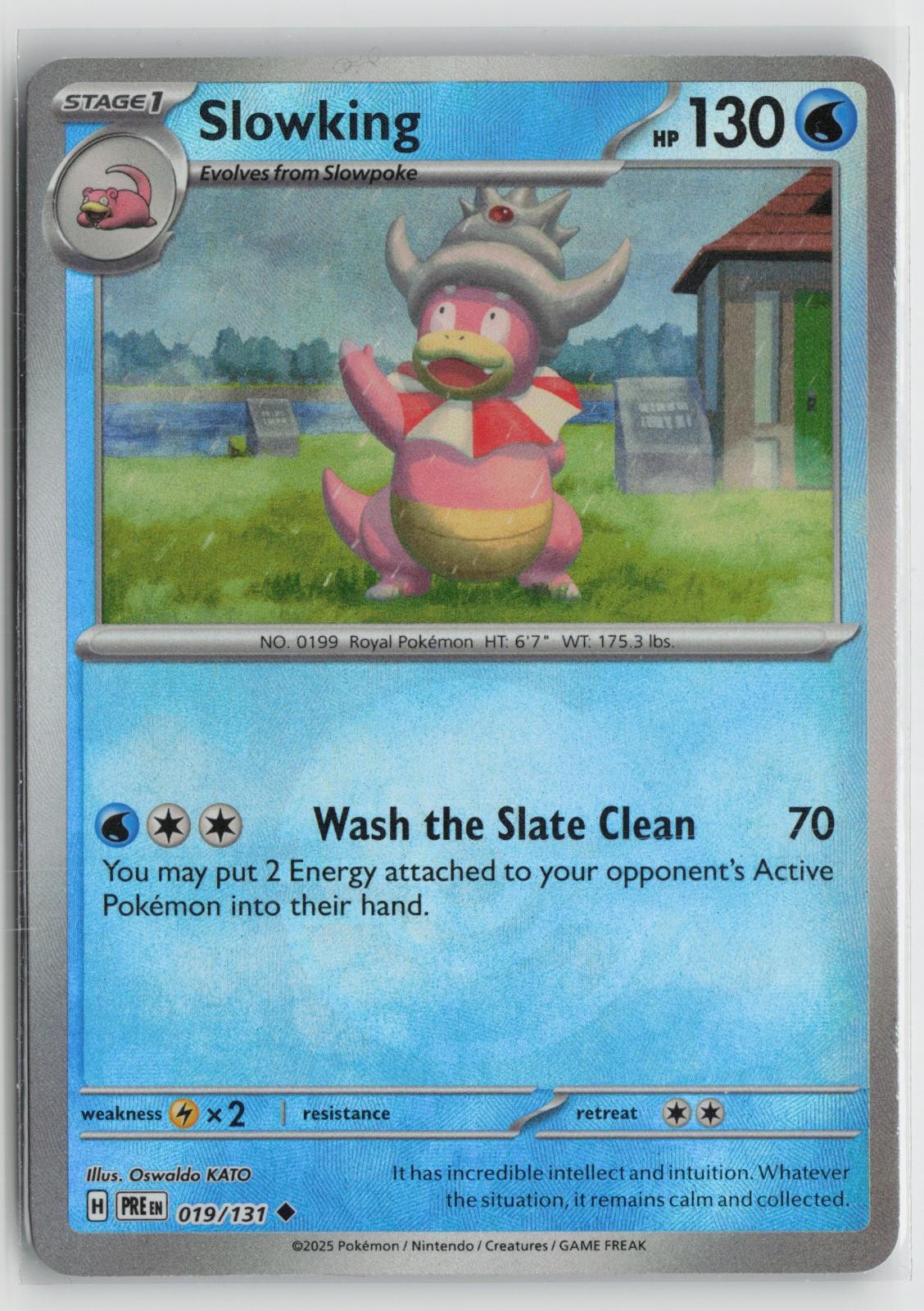 Slowking (Poke Ball Pattern) 019/131 Holo Prismatic Evolutions Pokemon NM