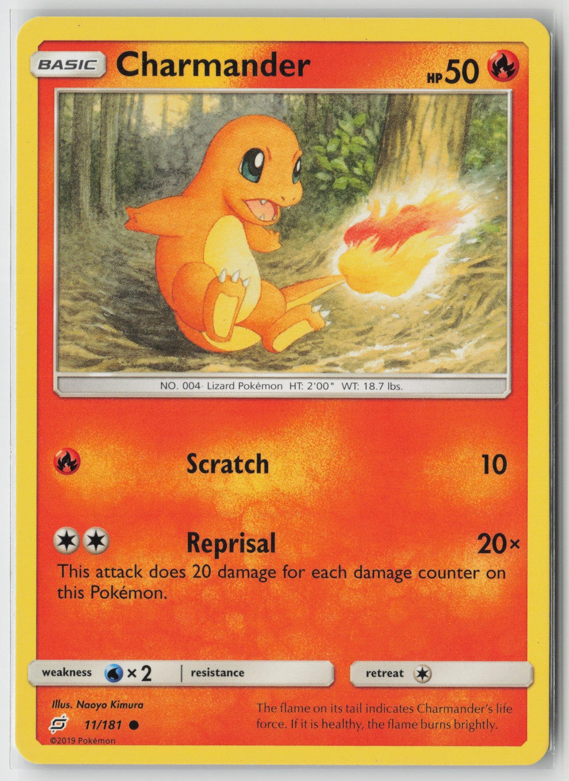 Charmander (11) Common SM - Team Up 11/181 NM