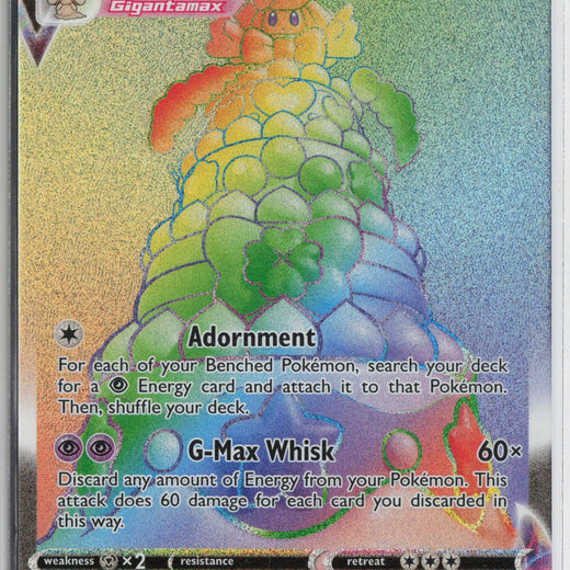 Alcremie VMAX 073/072 Rare Rainbow Shining Fates Pokemon NM0