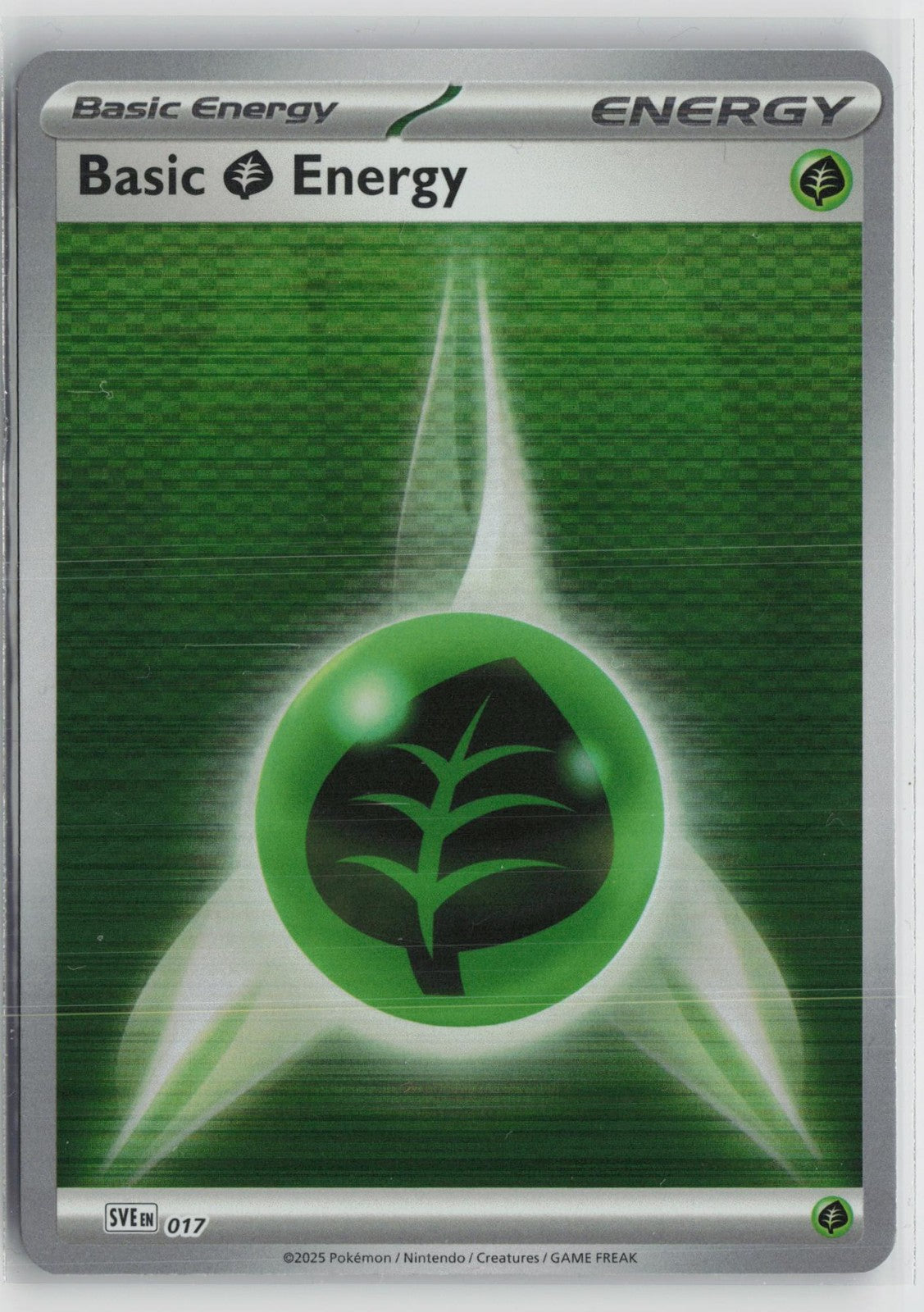 Basic Grass Energy 017 Scarlet & Violet Energies Pokemon NM