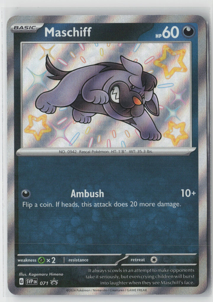 Maschiff - Promo SV: Scarlet & Violet Promo Cards 071 NM0
