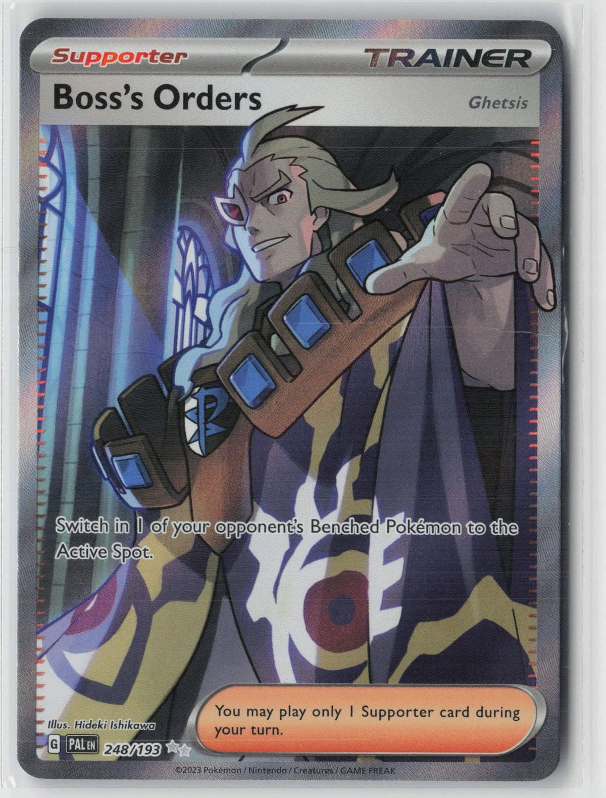 Boss's Orders Ultra Rare SV02: Paldea Evolved 248/193 NM