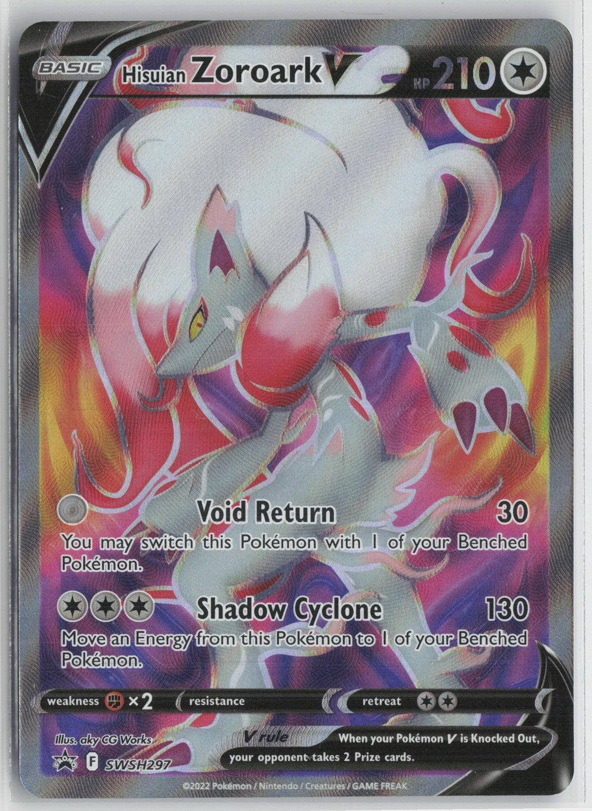 Hisuian Zoroark V - Promo SWSH: Sword & Shield Promo Cards SWSH297 NM