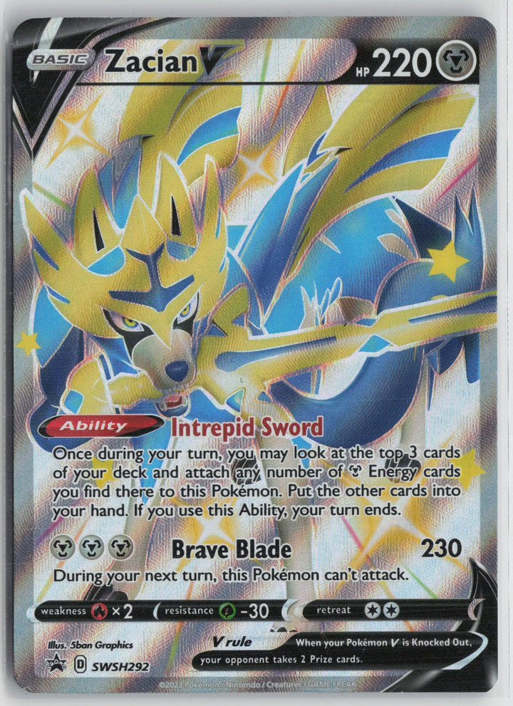 Zacian V (Shiny) - Promo SWSH: Sword & Shield Promo Cards SWSH292 NM0