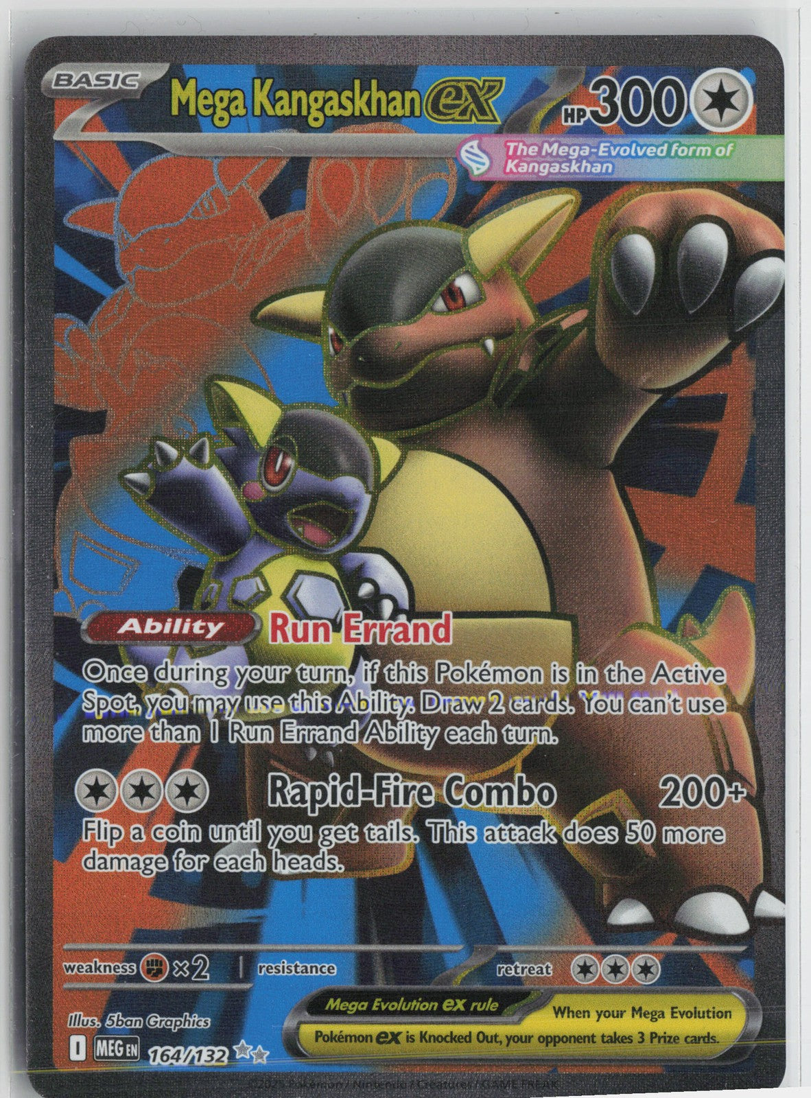 Mega Kangaskhan ex - Ultra Rare ME01: Mega Evolution 164/132 NM