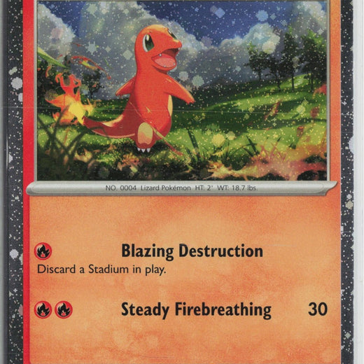 Charmander 004/165 Cosmos Holo 151 Pokemon NM0
