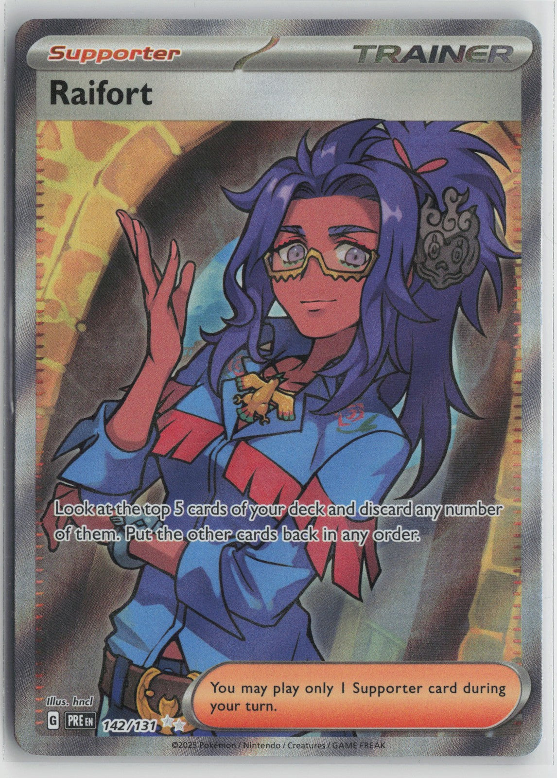 Raifort Ultra Rare SV: Prismatic Evolutions 142/131 NM