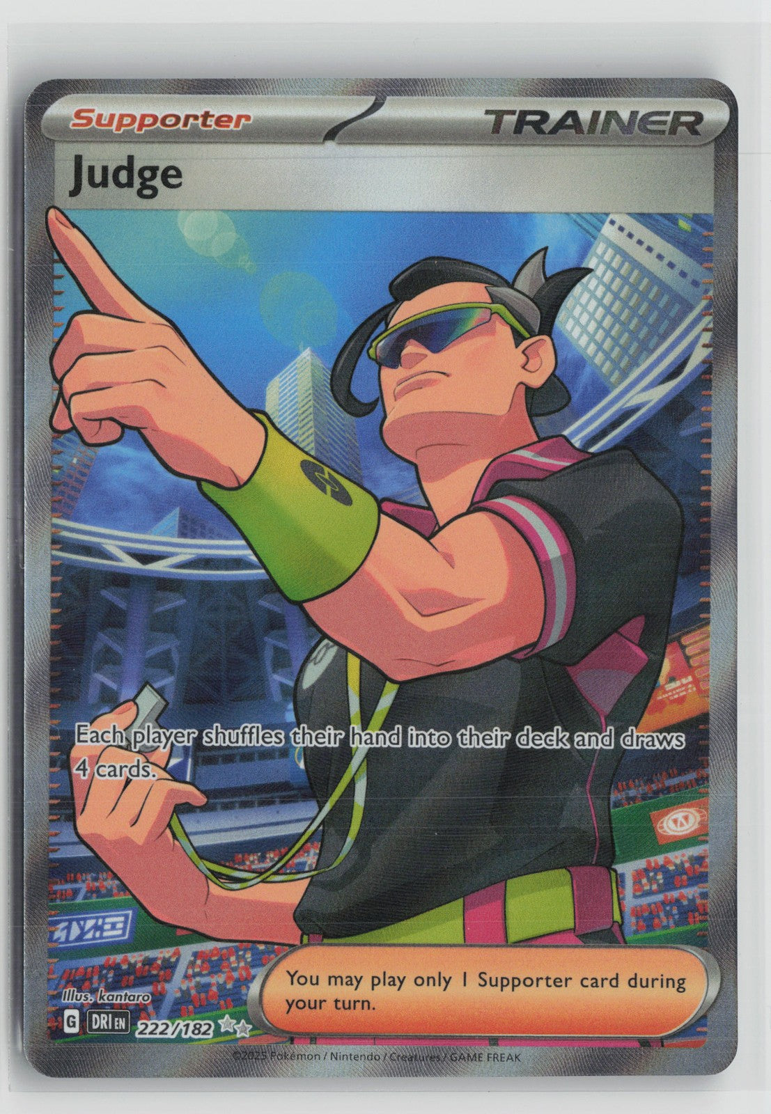 Judge Ultra Rare SV10: Destined Rivals 222/182 NM