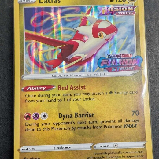 Pokemon Fusion Strike Pre Release Pack Latias SWSH171 Sealed FUSION STRIKE 2021