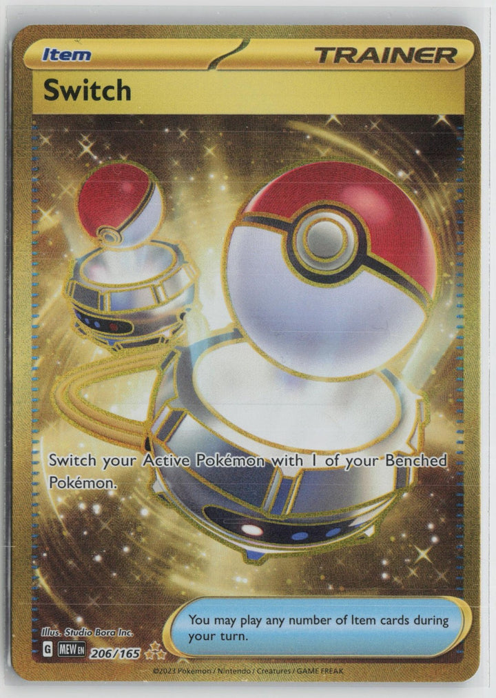 Switch 206/165 Hyper Rare 151 Pokemon NM0