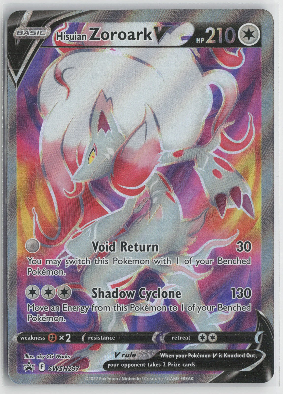 Hisuian Zoroark V - Promo SWSH: Sword & Shield Promo Cards SWSH297 NM