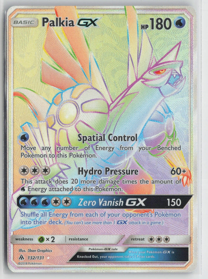 Palkia GX (Secret) Secret Rare SM - Forbidden Light 132/131 NM0