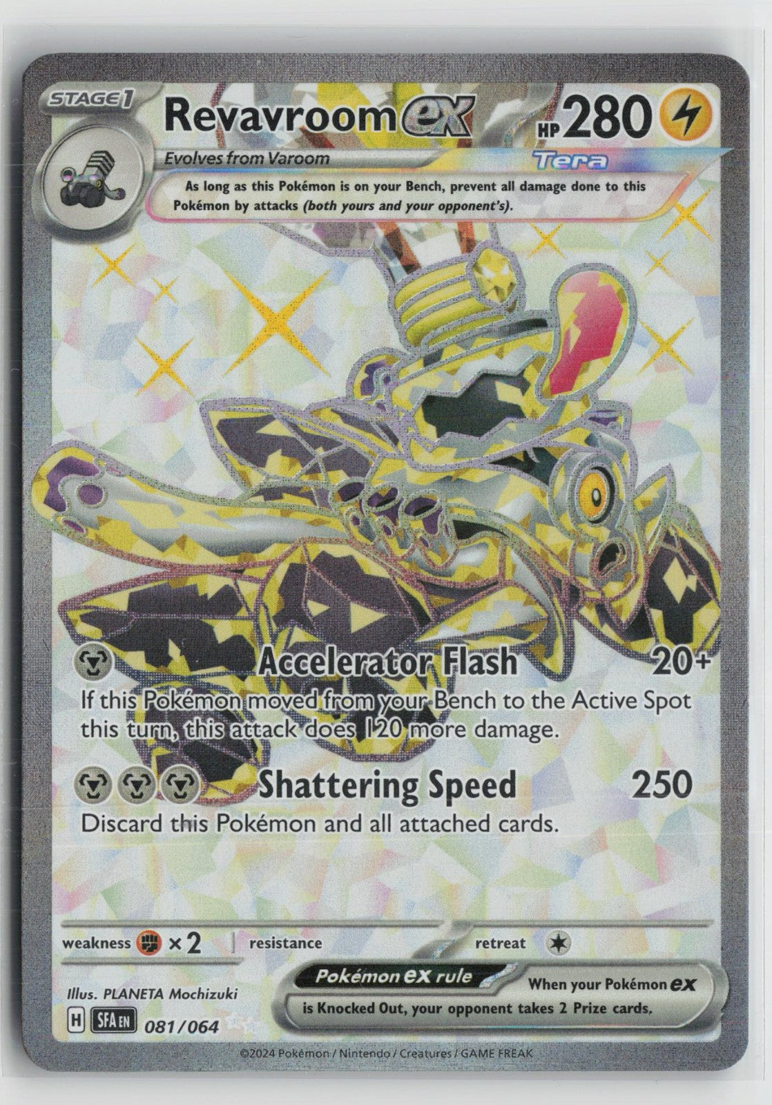 Revavroom ex 081/064 Ultra Rare Shrouded Fable Pokemon NM