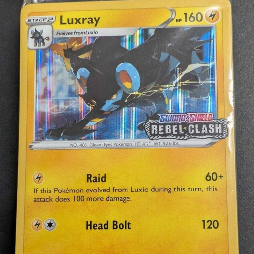 Luxray SWSH023 sealed Rebel Clash Stamp Prerelease sword & shield Promo 2020