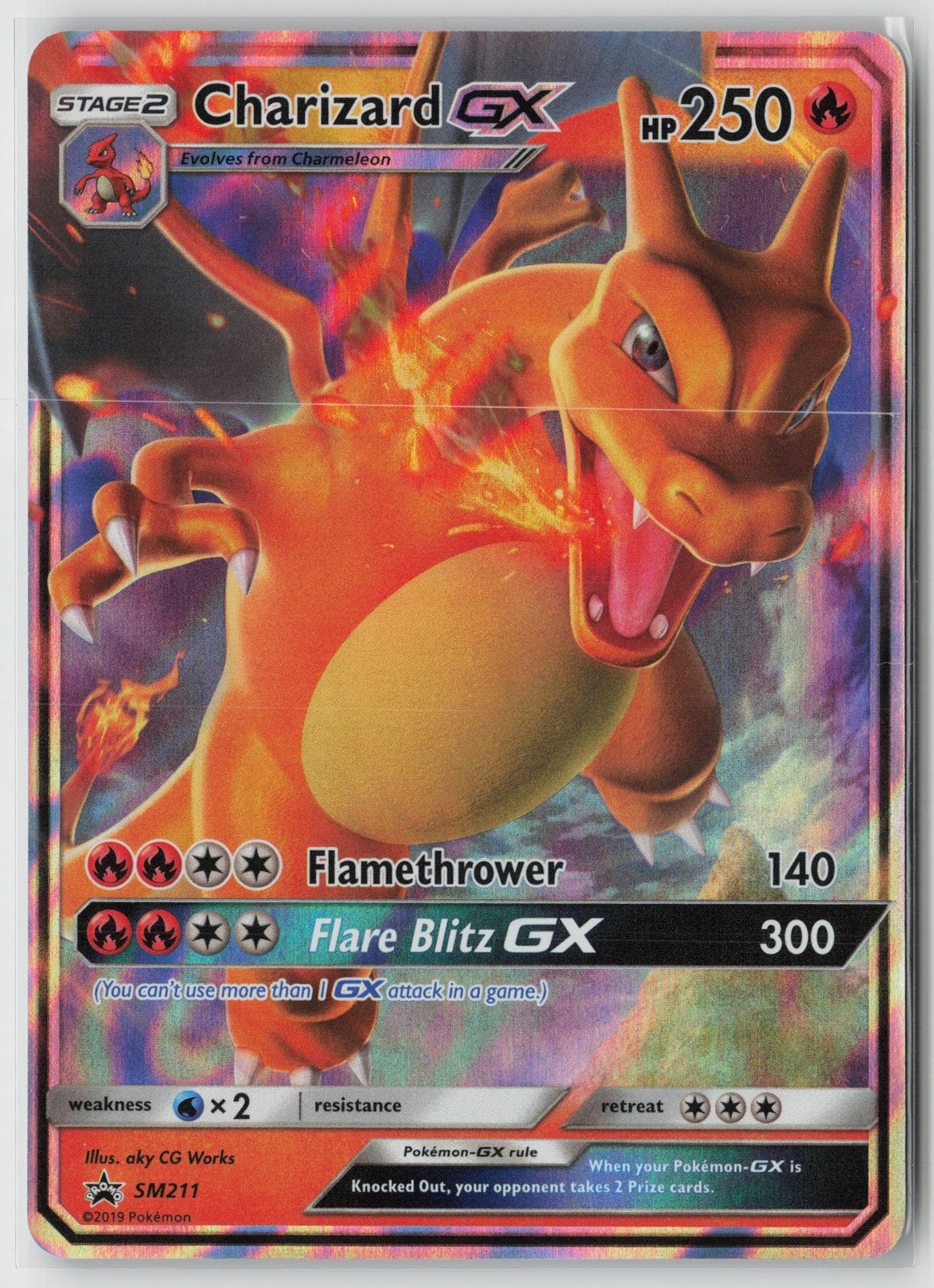 Charizard GX Promo SM Promos SM211 NM