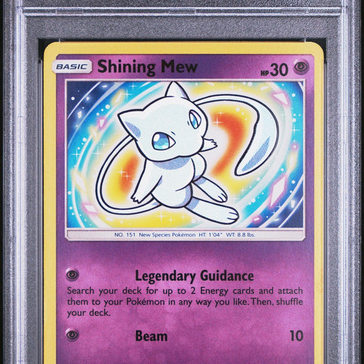 Shining Mew Holo 40/73 Shining Legends Pokemon PSA 90