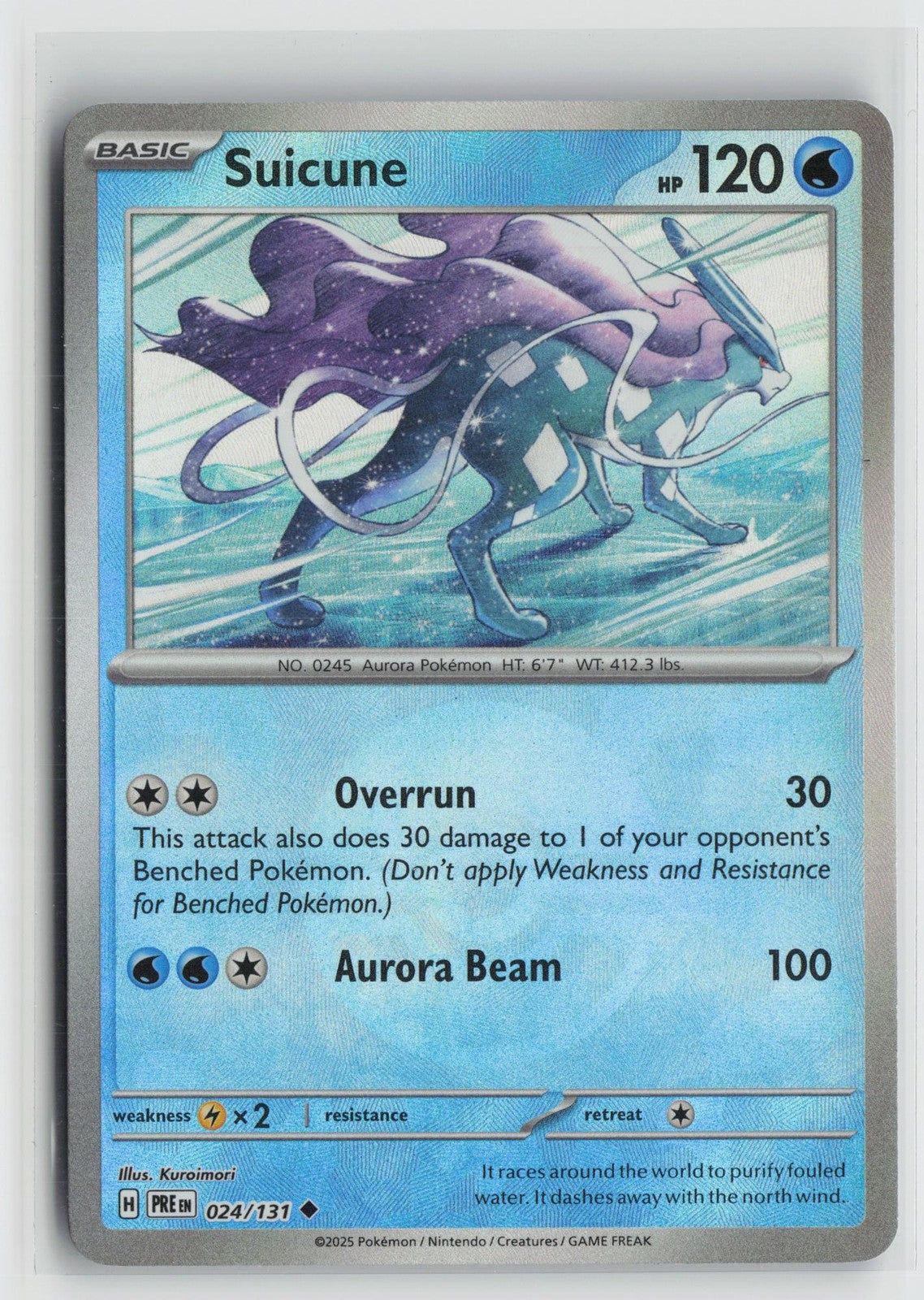 Suicune 024/131 Poke Ball SV: Prismatic Evolutions Pokemon NM