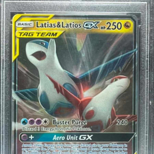 Latias & Latios Gx 113/181 Team Up Pokemon PSA 100