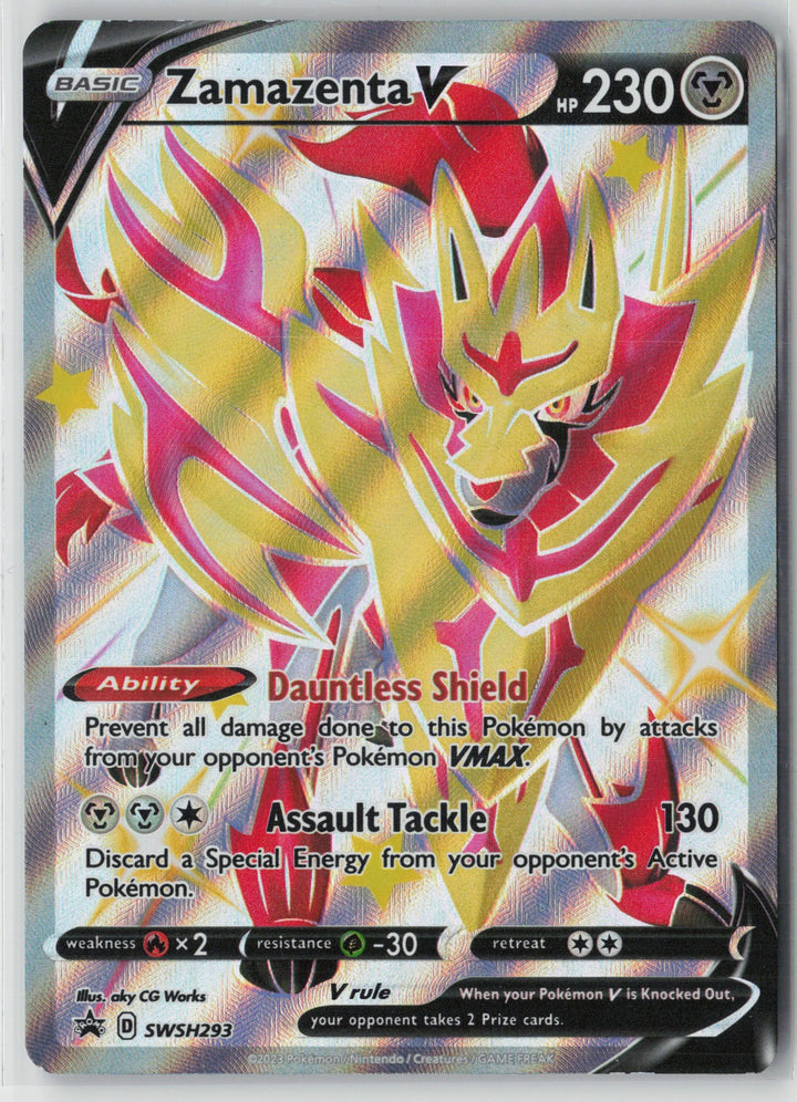 Zamazenta V (Shiny) - Promo SWSH: Sword & Shield Promo Cards SWSH293 NM0