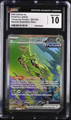 Iron Leaves EX Temporal Forces 203/162 CGC 10 Gem Mint Special Illustration Rare