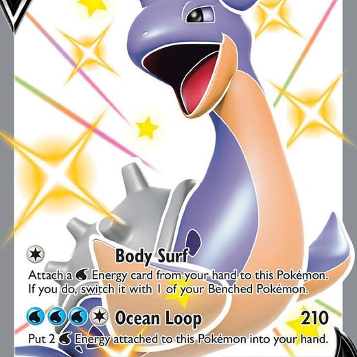 Lapras V SV110/SV122 Shining Fates SHF Shiny Rare V Near Mint Pokemon 2021