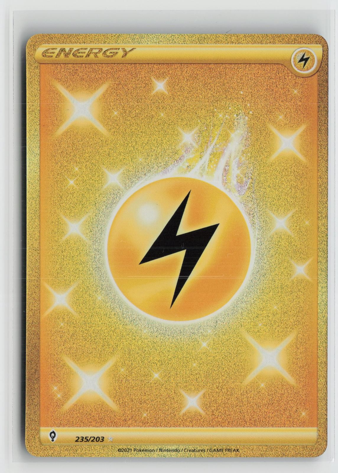 Lightning Energy (Secret) 235/203 - SWSH07 Evolving Skies Holofoil Near Mint Hol