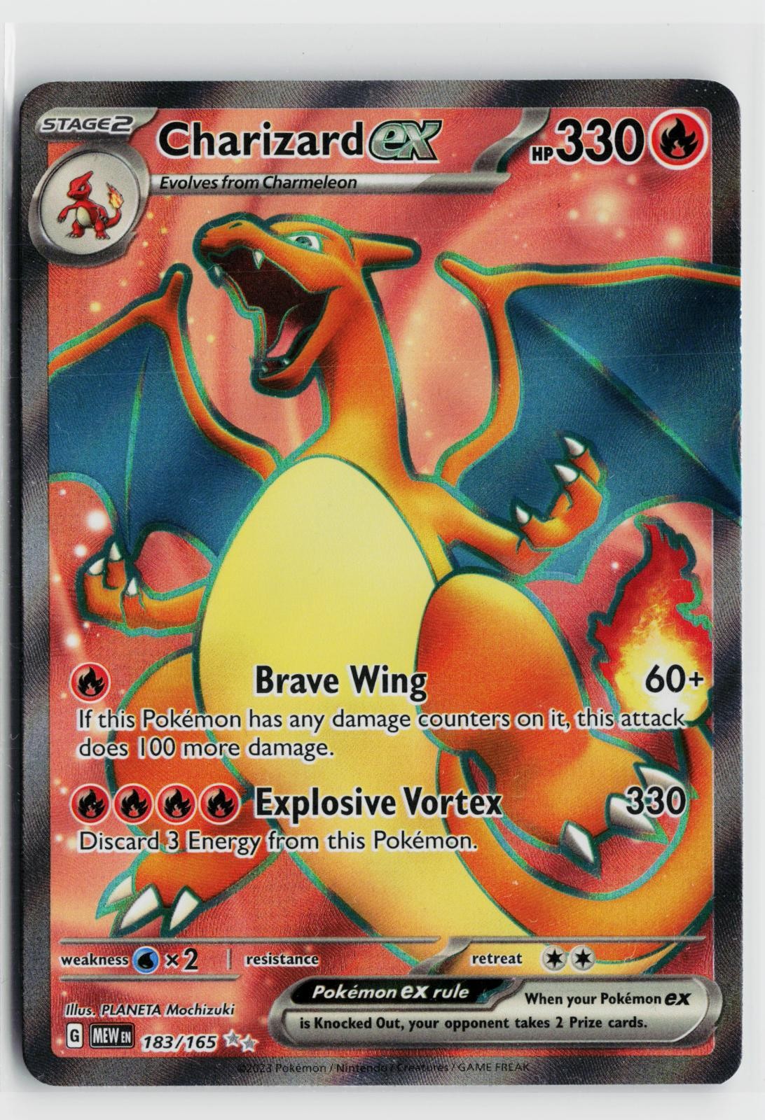 Charizard ex 183/165 151 NM Ultra Rare Holo Pokemon