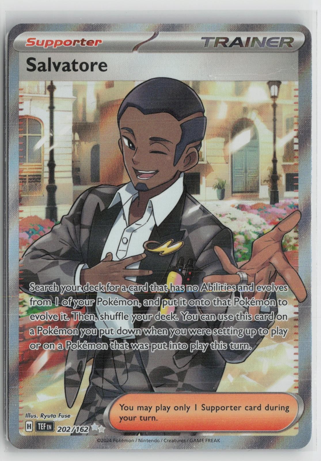 Salvatore 202/162 Ultra Rare Temporal Forces Pokemon NM