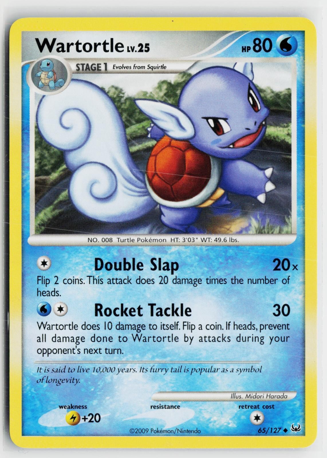 Wartortle 65/127 Platinum NM UC Pokemon