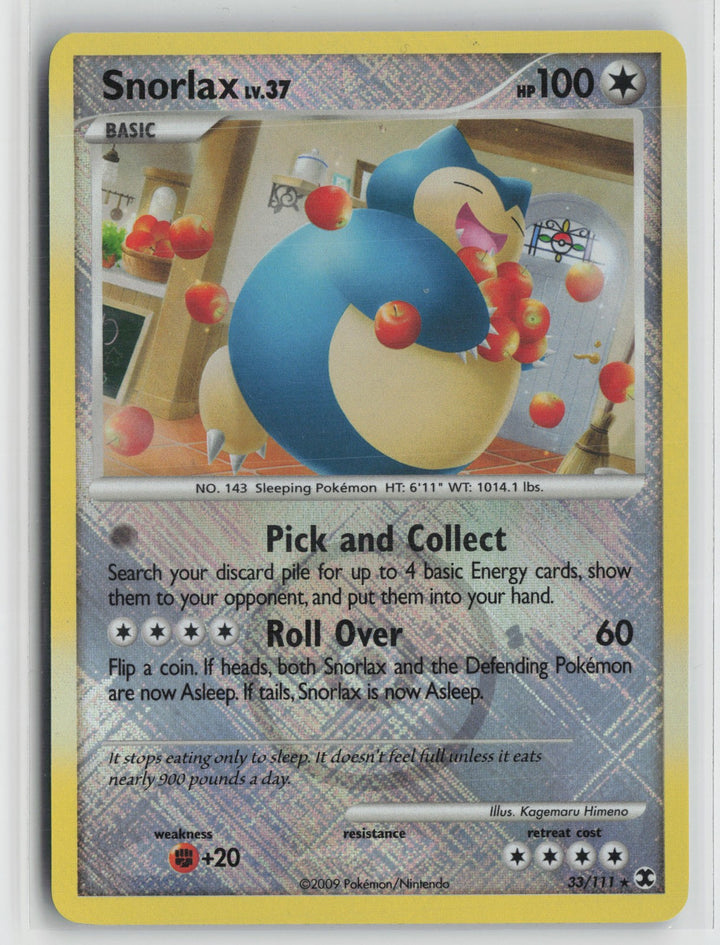 Snorlax - 33/111 (League Promo) Promo League & Championship Cards 033/111 NM0
