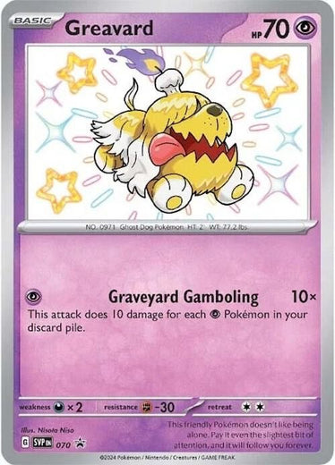 Greavard SVP 070 Scarlet and Violet Promo Near Mint Pokemon 2024