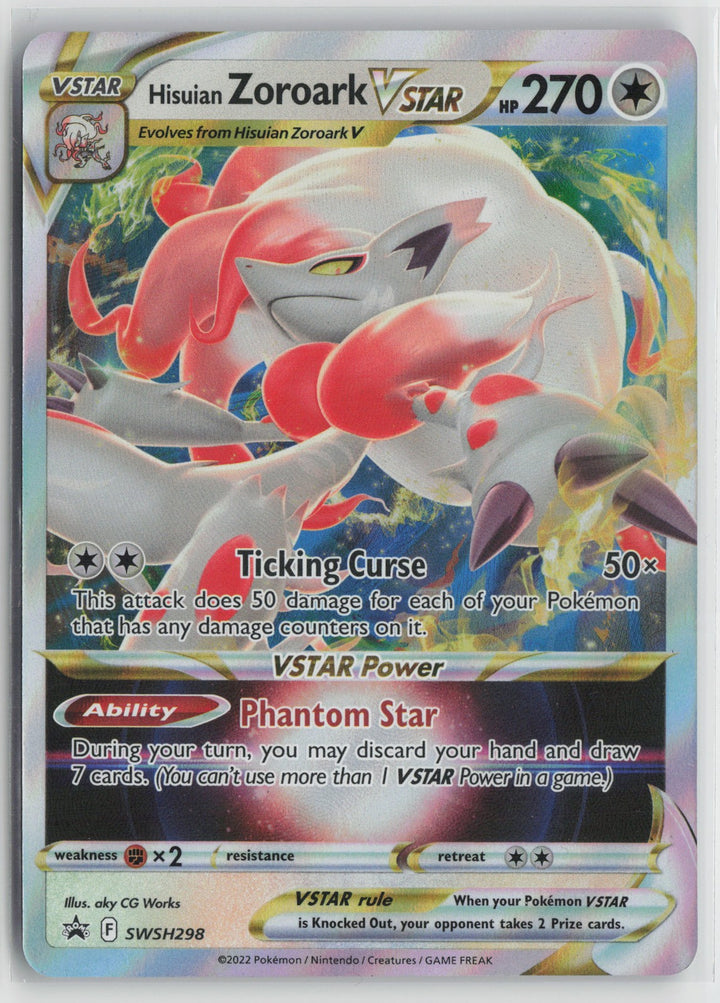 Hisuian Zoroark VSTAR Promo SWSH: Sword & Shield Promo Cards SWSH298 NM0