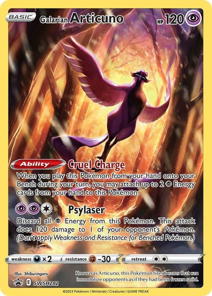Galarian Articuno SWSH282 Sword and Shield Promos Promos Promo mint SWSH282 Po